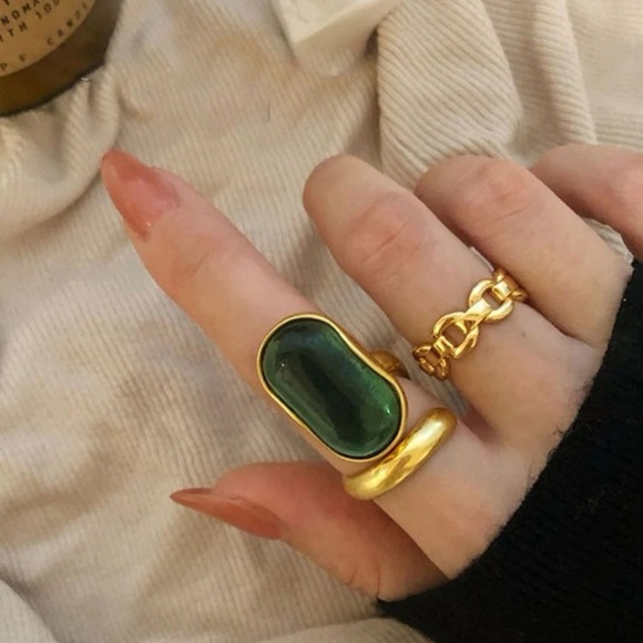 GOLD PLATED RING - Picture 10 of 11